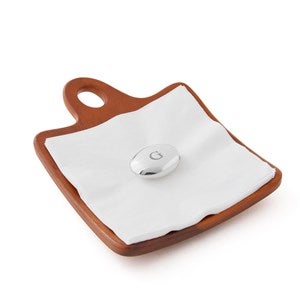Engraved Nambé Portables Acacia Napkin Holder  Weight - 50443