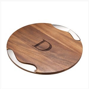 Engraved Nambé Cheese Block with Knife  Spreader - 50458