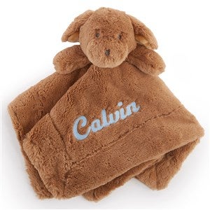 Embroidered Puppy Stuffed Animal Lovey - 50640