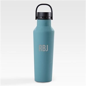 Engraved Corkcicle Monogram 20oz Sport Bottle in Storm (Teal) - 50747-STM