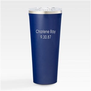 Engraved Corkcicle 24oz Large Tumbler in Navy - 50750