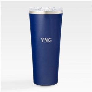 Engraved Corkcicle Monogram 24oz Large Tumbler in Navy - 50751