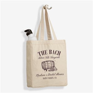 Social Club Personalized Canvas Tote Bag- 14