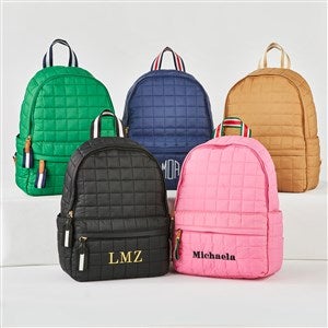 Sac à Dos Shiraleah Zip Pouch - Noir, Petit, Quincaillerie Dorée, Motif Brodé