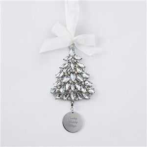 Engraved Jeweled Tree Ornament - 51331