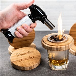 Personalized Cocktail Smoker With Torch - Custom Text - 51780D-T