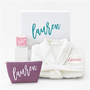 Trendy Script Personalized Gift Set For Her - 51870
