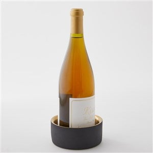 Encalmo Black  Gold Wine Bottle Coaster - 52029