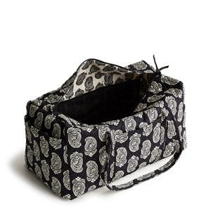 Vera Bradley Embroidered Iconic Paisley Original Duffel -Moonless