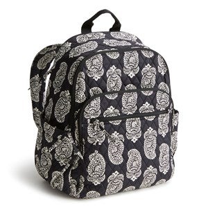 Vera Bradley Embroidered Iconic Paisley Backpack-Moonless Night display picture 1