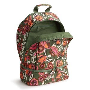 Vera Bradley Chancery Backpack in Bubbly Flowers Green NWT Embroidered Vera Bradley Chancery Backpack in Bubbly Flowers  main image 2