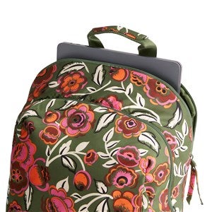 Embroidered Vera Bradley Chancery Backpack in Bubbly Flowers  display picture 3