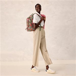 Embroidered Vera Bradley Chancery Backpack in Bubbly Flowers  display picture 1