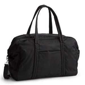 Vera Bradley Large Miramar Weekender in Black Nylon
