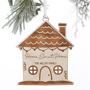 Kittenish Engraved Wood Holiday Home Ornament - White - 52252-W