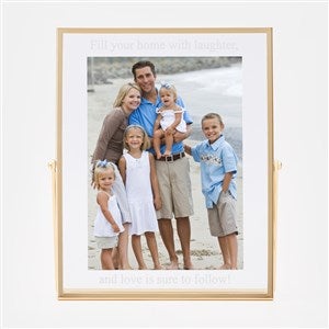 Kittenish Engraved Gold Floating 5x7 Frame - 52391