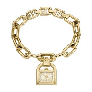 Engraved Fossil Harwell Gold-Tone Bracelet Watch - 52449