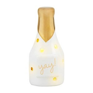 Ceramic Champagne Light Up Sitter for Serveware - 52574