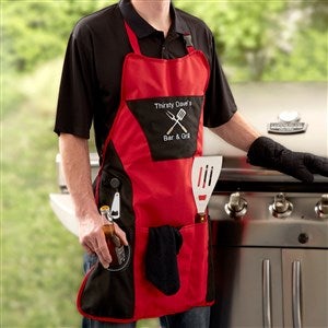 Grill Master Personalized 4pc Apron Set - 5261