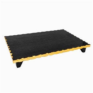 Black Marble Raised Challah Board - 52682