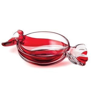Glass Peppermint Candy Bowl - 52701