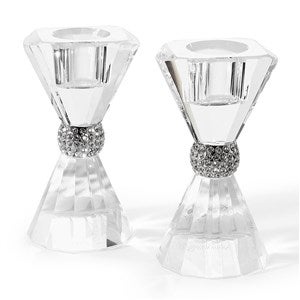 Pageant Bling Candlestick Holder Set - 52702