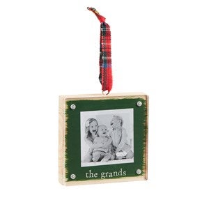 The Grands Wood Frame Ornament - 52717