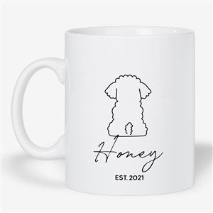 Pet Outlines Personalized 30 oz. Oversized Coffee Mug - 52863