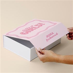 Kittenish Pink Rodeo Personalized Keepsake Box - 8x10 - 52937-S