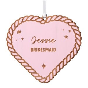 Kittenish Engraved Heart Gift Tag  Ornament - Pink - 52941-P
