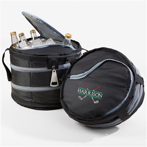 Crossed Clubs Personalized Collapsible Party Cooler - 53311