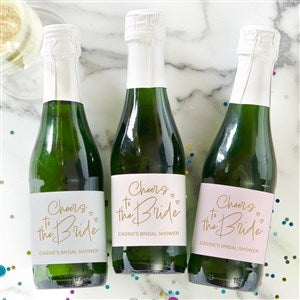 Kittenish Cheers to the Bride Personalized Bottle Labels - 53360