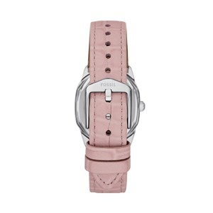 FOSSIL Silver Watch with blush pink leather straps Fossil Womens Harlow Three-Hand Light Pink Leather Watch  main image 4