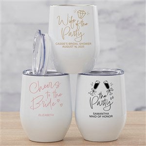 Kittenish Bridal Party Personalized Insulated Wine Tumbler - 53430
