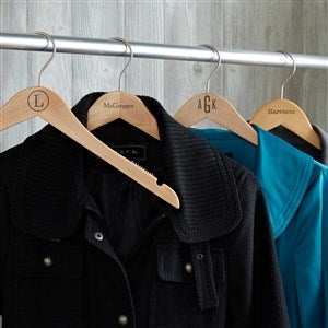 Kittenish Engraved Wood Closet Hanger - 53446-N