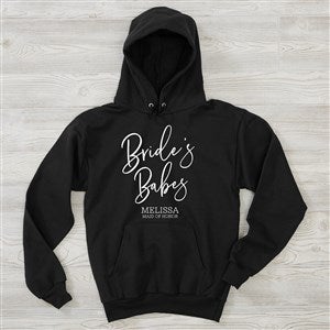 Kittenish Bridal Party Personalized Hooded Sweatshirt - 53453-BHS