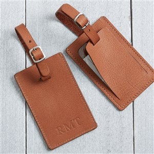 Kittenish Debossed Personalized Luggage Tag - Brown - 53465-T