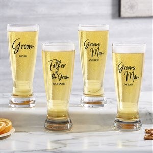 Kittenish Wedding Party Personalized Pilsner Glass - 53493-P