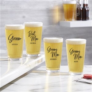Kittenish Wedding Party Personalized Pint Glass - 53493-PG