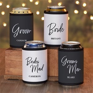 Kittenish Wedding Party Personalized Can  Bottle Wrap - 53495