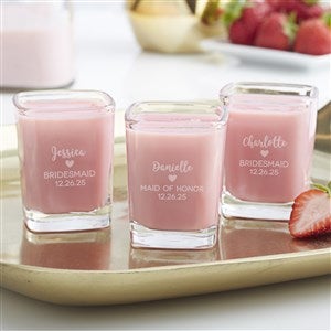 Kittenish Bridal Party Personalized Shot Glass with Icons - 53503