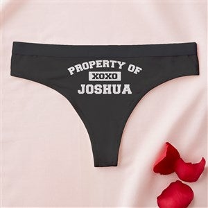 Kittenish Property Of Personalized Thong - 53523