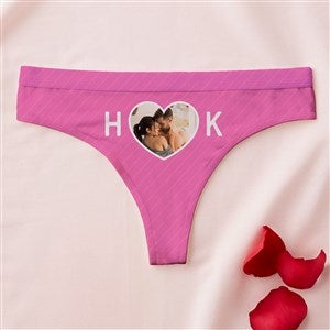 Kittenish You  I Personalized Photo Thong - 53526