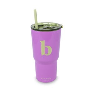 kate spade new york Initial Travel Cup with Straw - B - 53615