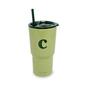 kate spade new york Initial Travel Cup with Straw - C - 53616