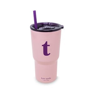 kate spade new york Initial Travel Cup with Straw -T - 53694