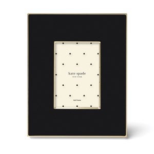 kate spade new york Pop Picture Frame 4x6 in Black - 53737