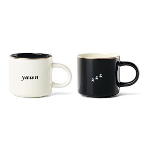 kate spade new york Mug Set- Yawn/ZZZ - 54165