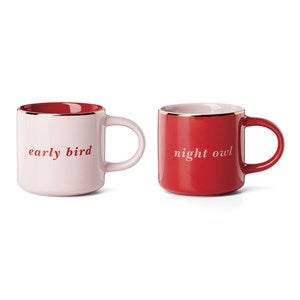 kate spade new york Mug Set- Early Bird/Night Owl - 54166