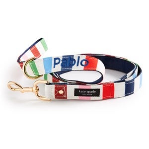 kate spade new york Embroidered Adventure Stripe Leash - Medium/Large - 54179